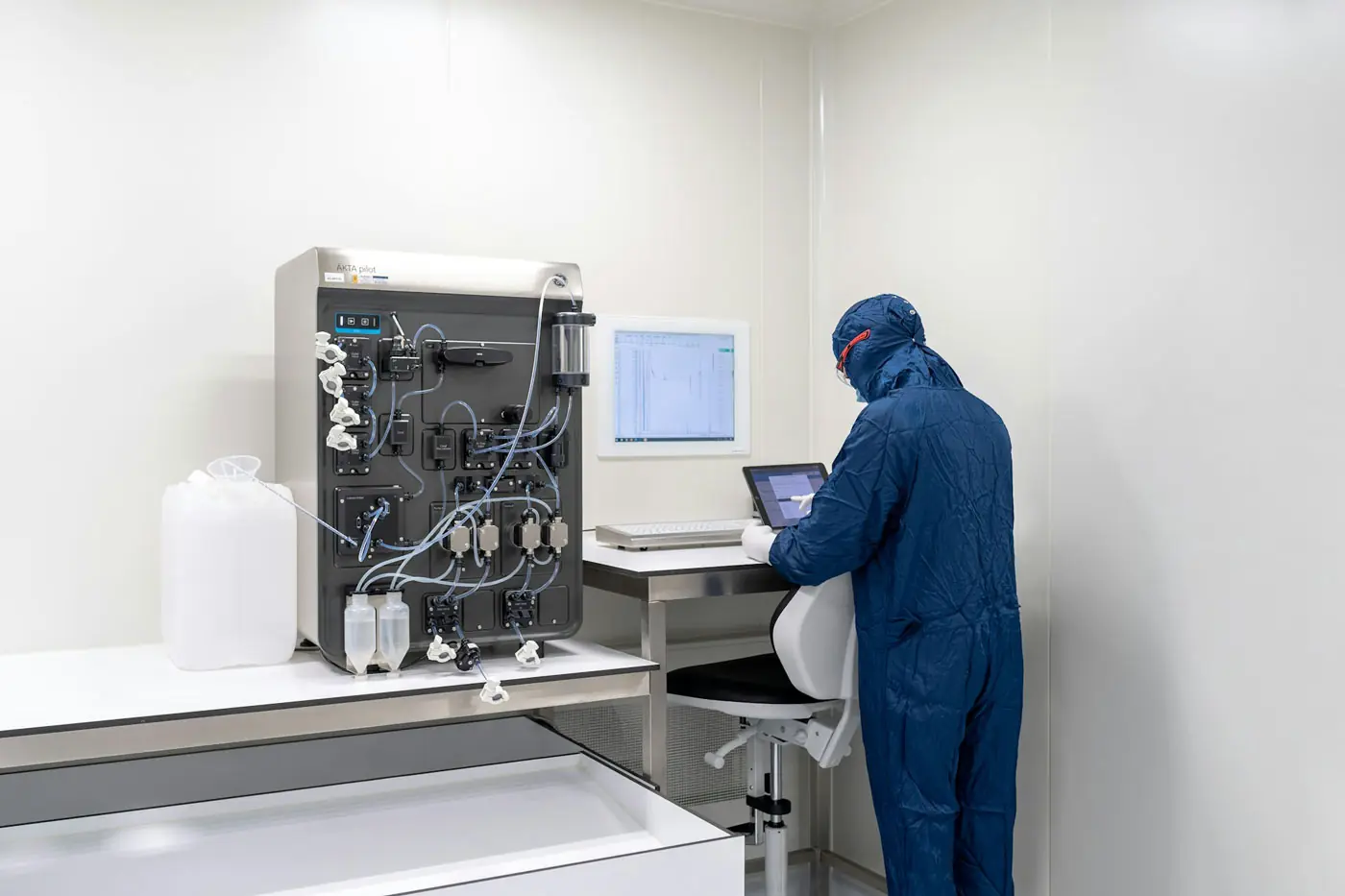 lab work being conducted